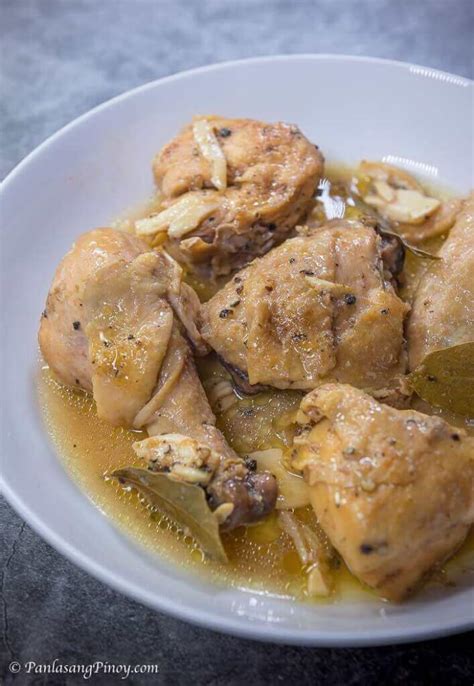 adobong puti manok|Chicken Adobong Puti .